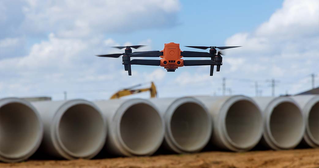 Cómo el uso de drones está revolucionando la obra civil